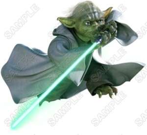 Star Wars Yoda T Shirt Iron on Transfer #1  