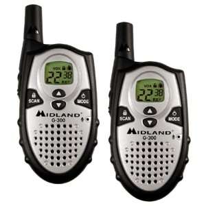  Midland G 300C2 8 Mile 22 Channel FRS/GMRS Two Way Radio 