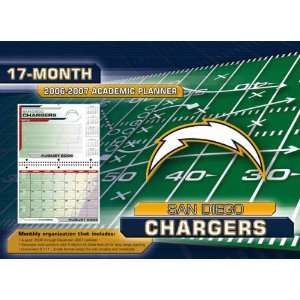    San Diego Chargers 8x11 Academic Planner 2006 07