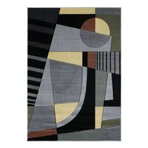   Modern Area Rugs Carpet Zebra Print Teracotta 8x11: Furniture & Decor