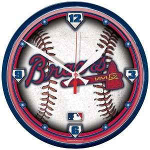  MLB Atlanta Braves Clock Logo: Sports & Outdoors