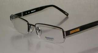 GANT G MOIANO New SHINY GUN Designer MEN Authentic Optical Eyeglass Rx 