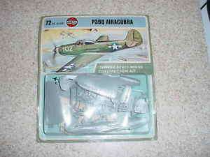 72 Bell P 39Q Airacobra Airfix Blister Vintage USAAF  