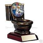 First Out LAST PLACE POKER TROPHY Toilet Bowl Award