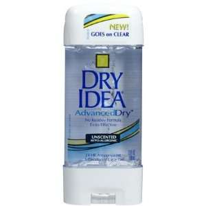  Dry Idea Clear Gel Antiperspirant/Deodorant Unscented 3 oz 