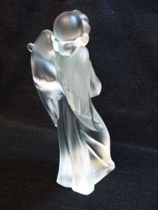 Lladro Crystal Angel with Guitar 1983 Retired. Rare. Mint Condition 