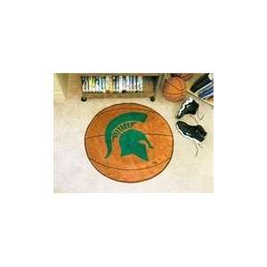 27 diameter Michigan State University Basketball Mat:  