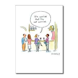  Worried Not Worried Funny Happy Birthday Greeting Card 