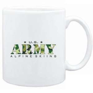  Mug White  US ARMY Alpine Skiing / CAMOUFLAGE  Sports 