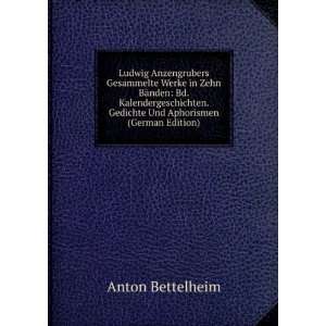   Aphorismen (German Edition) (9785874552497) Anton Bettelheim Books