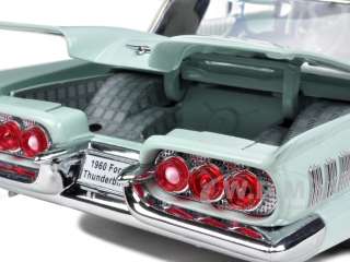 1960 FORD THUNDERBIRD HARD TOP BLUE 1/18 DIECAST CAR MODEL BY SUNSTAR 