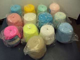 Heirloom Olympic Machine Knitting Yarn Spools Ply 3 Mulitple Colors 1 
