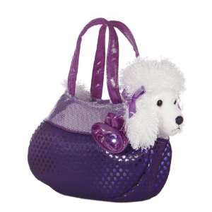  Aurora World 6.5 Posh Poodle Purple Pet Carrier Toys 