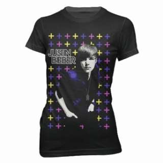    Bravado Juniors Justin Bieber Cross WomenS T Shirt Clothing
