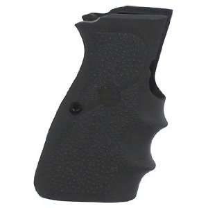 Hogue Rubber Pistol Grip, Browning High Power 9mm w/ Finger Grooves