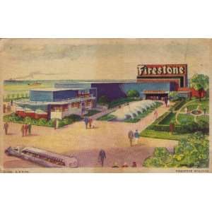  Firestone Building Post Card 1933 Worlds Fair: Everything 
