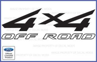 2011 Ford F150 FX4 Off Road Decals Stickers Black   Style FB Truck Bed 