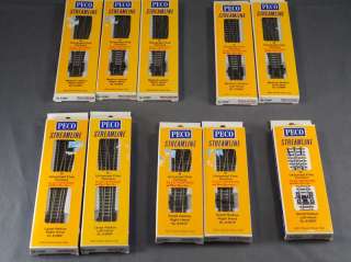 DTD TRAINS   N SCALE LOT   10 PECO ELECTROFROG CODE 55 TRACK TURNOUTS 