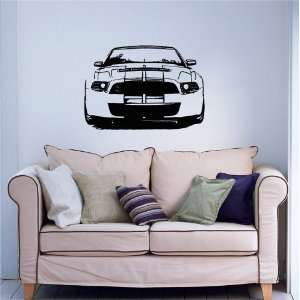   Vinyl Sticker Dealeship Car Ford Mustang Shelby A67: Home & Kitchen