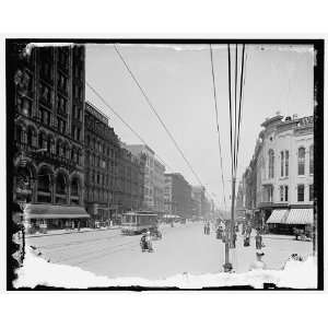  Woodward Avenue north from Opera House corner,Detroit,Mich 