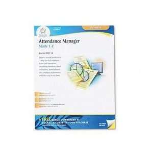  Daily Attendance Manager Form, 11 x 8 1/2, 50 Per Pack 