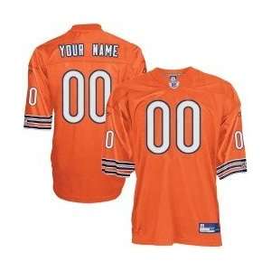  Reebok NFL Equipment Chicago Bears Orange Alternate 