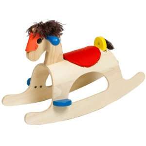  PLAN Toys Wooden Palimino Rocking Horse: Toys & Games