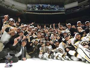 Boston Bruins StanleyCup 2011 ON ICE CELEBRATION Poster  