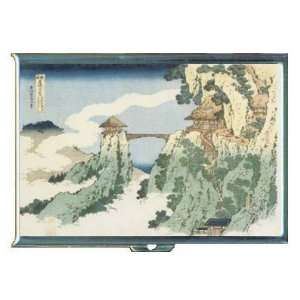  CLOUD BRIDGE JAPANESE WOODBLOCK ART ID Holder, Cigarette 