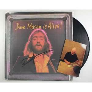  Dave Mason Autographed Dave Mason is Alive Record Album 