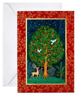   NOBLE  Unicef Tapestry Tree Christmas Boxed Card by Sunrise Greetings