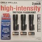   Lumen Master 150 Lumen Tactical High   Intensity CREE LED Flashlights