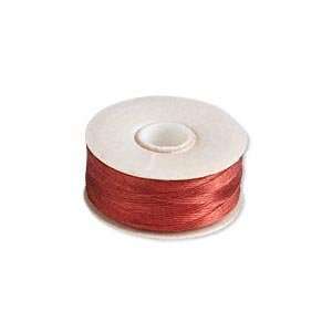   nylon, size B, red. Sold per bobbin (72 yards) Arts, Crafts & Sewing