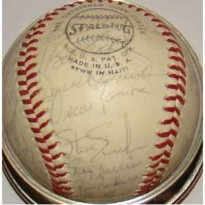   : 1975 Chicago Cubs Team 29 SIGNED Feeney Baseball: Sports & Outdoors