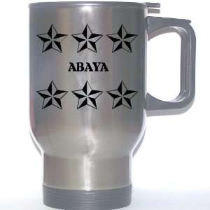  Personal Name Gift   ABAYA Stainless Steel Mug (black 