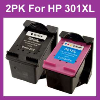 Combo Pack Ink Cartridge for HP 301XL Deskjet 1050 2050 2050s  