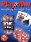 Play to Win Collection Set: Blackjack, Craps, Slots (DVD, 2000, 3 