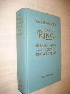 Nat Fleischers RING RECORD BOOK for 1958  