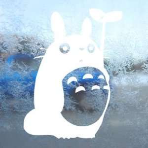  Totoro White Decal Studio Ghibli Car Window Laptop White 