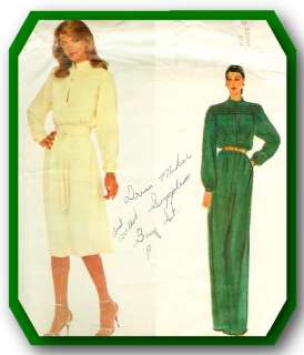 Vogue PARIS ORIGINAL 2352 ~Vintage NINA RICCI Designer DRESS Pattern 