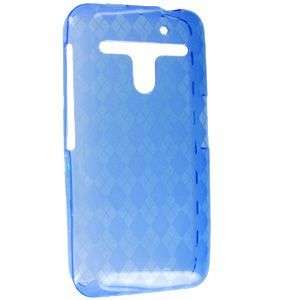 Blue Argyle TPU GEL Case Cover for LG Revolution VS910 / Metro PCS LG 