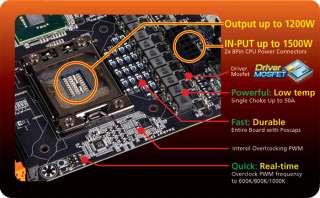 GIGABYTE GA X58A OC Motherboard LGA1366 X58  