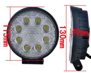   24W/27W LED Offroad Driving Work Light Jeep Truck Lamp 12 24V IP67 4WD