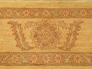9x12 Beautiful Handmade Carpet Vegetable Dye Hand Spun Wool Sultanabad 