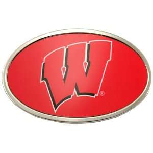    Wisconsin Badgers Team Logo Oval Belt Buckle: Sports & Outdoors