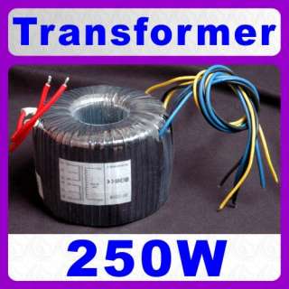 250W Toroid Transformer Input 220V Output 2x36V 2x20V Best for DIY 