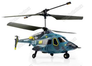 3CH SkyWolf LED Shipboard Gyro RC helicopter 338 110V~240V US Plug 