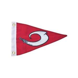 David Wirth Released Circle Hook Fish Flag   Double Sided   12 x 18 