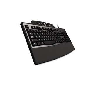  Comfort Keyboard, Internet/Media Keys, Wired, Black