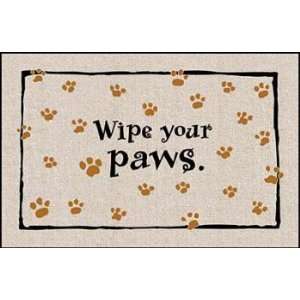  Wipe Your Paws Doormat Patio, Lawn & Garden